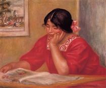 Leontine Reading - Auguste Renoir