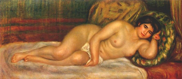 Reclining nude (gabrielle), 1903 - Пьер Огюст Ренуар