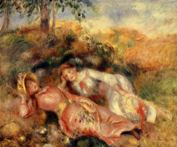 Reclining Women, 1893 - Auguste Renoir