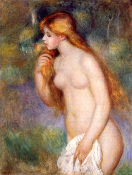 Standing Bather, 1896 - Auguste Renoir