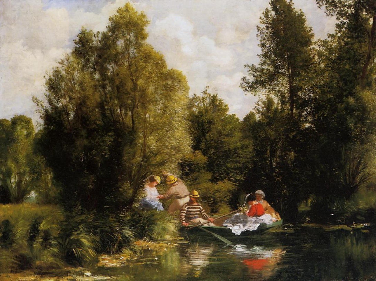 The Fairies Pond, 1866 - Pierre-Auguste Renoir - WikiArt.org