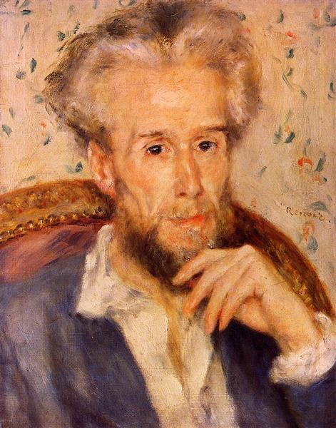 Victor Chocquet, 1876 - Auguste Renoir