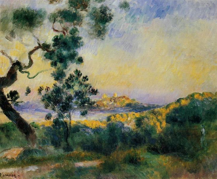 View of Antibes, c.1892 - 1893 - Pierre-Auguste Renoir
