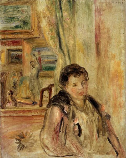 Woman in an Interior - Pierre-Auguste Renoir