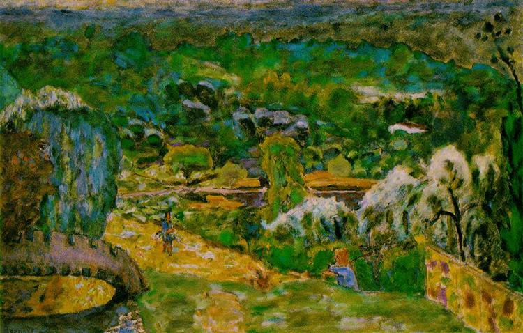 A spring landscape, c.1935 - Pierre Bonnard