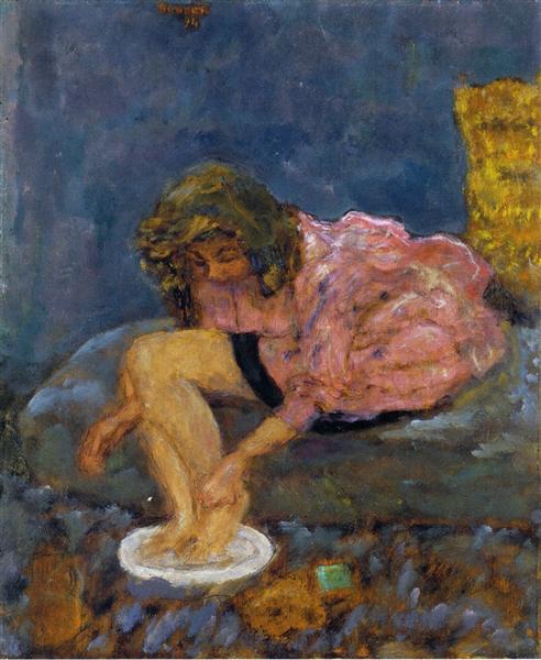 Woman Washing Her Feet, 1894 - Пьер Боннар