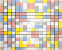 Composition with Grid IX - Piet Mondrian