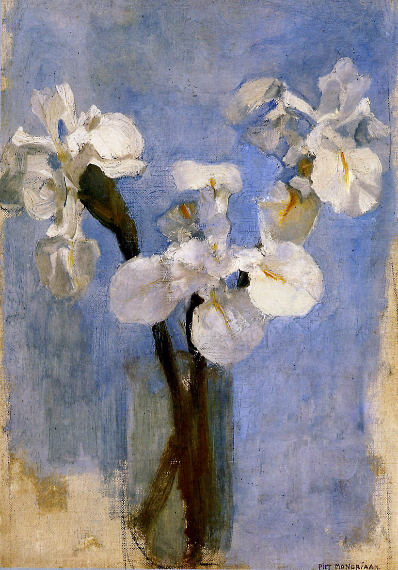 Flowers Sun, 1909 - Piet Mondrian - WikiArt.org