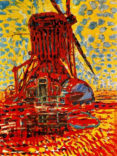 Mill in Sunlight: The Winkel Mill, 1908 - Piet Mondrian