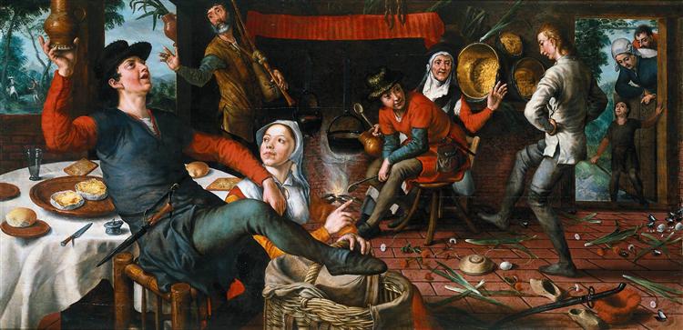 The Egg Dance, 1552 - 彼得·阿尔岑