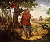 Le Paysan et le Voleur de nid - Pieter Brueghel l'Ancien