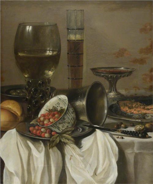 Still Life with Drinking Vessels, 1649 - Pieter Claesz.