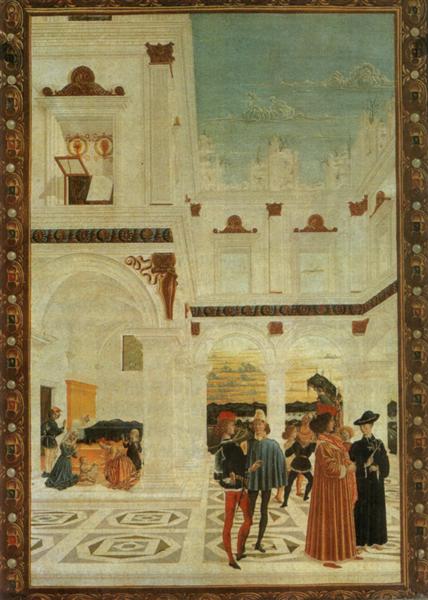Чудеса Св. Бернардина, 1473 - Пьетро Перуджино