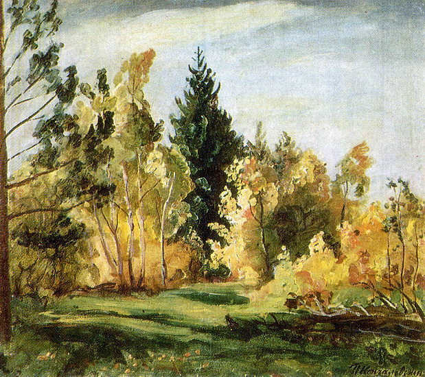 A ray of sunlight. The forest., 1930 - Piotr Kontchalovski