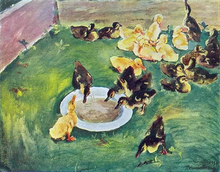 Ducklings, 1934 - Pyotr Konchalovsky