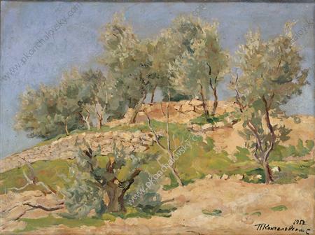 Olive-wood, 1952 - Петро Кончаловський