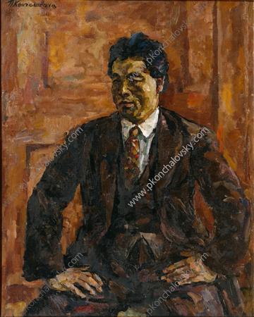 Portrait of Japanese artist Yabe-shan, 1927 - Pjotr Petrowitsch Kontschalowski