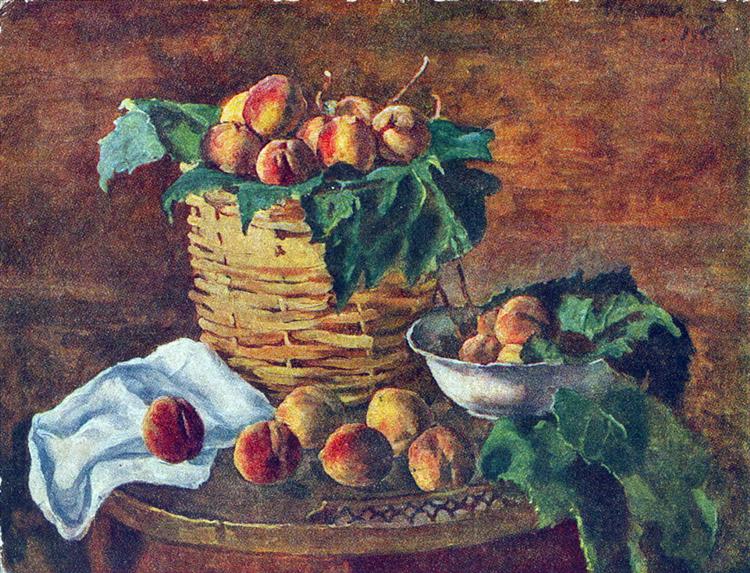 Still Life. Peaches., 1935 - Петро Кончаловський