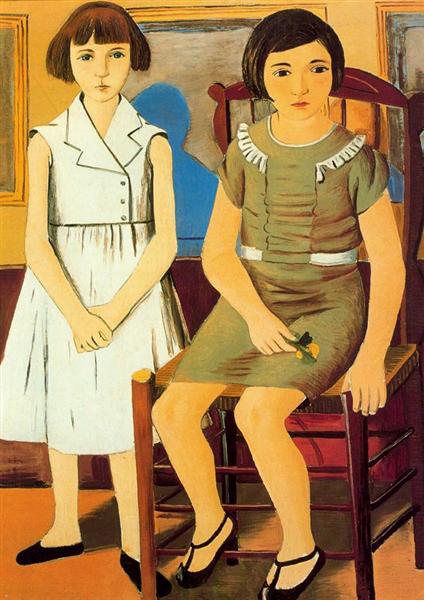 Portrait of two girls, 1933 - Rafael Zabaleta