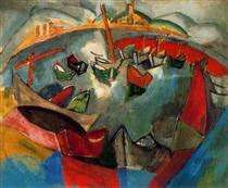 Boats in Marseille - Raoul Dufy