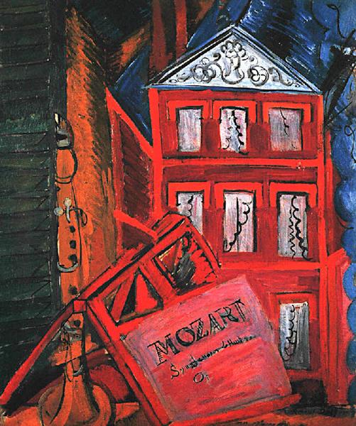 Hommage to Mozart, 1915 - Raoul Dufy