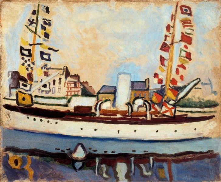 The English yacht, 1906 - Raoul Dufy