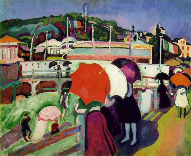 Umbrellas, 1906 - Рауль Дюфі