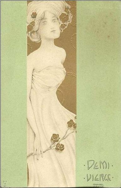 A half of a Virgin, 1901 - Рафаэль Кирхнер