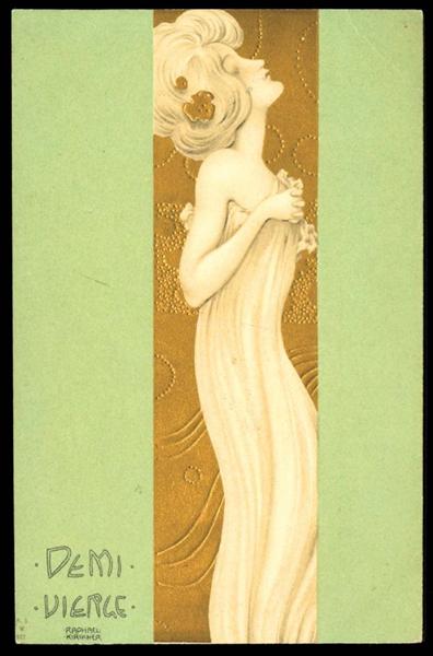 A half of a Virgin, 1901 - Raphael Kirchner