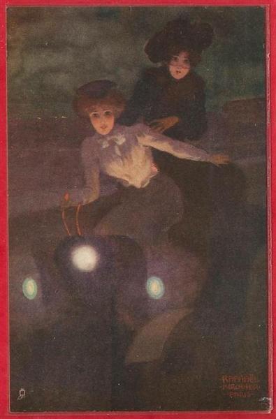 Flashing Motorists, 1904 - Raphael Kirchner