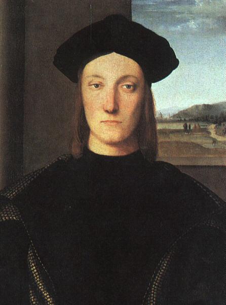 Portrait of Guidobaldo da Montefeltro, Duke of Urbino, 1506 - Рафаель Санті