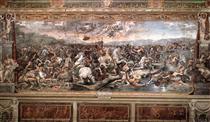 The Battle at Pons Milvius - Raphael