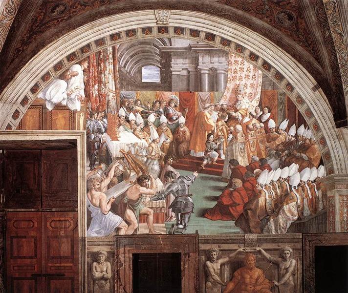 The Coronation of Charlemagne, 1514 - Raphael