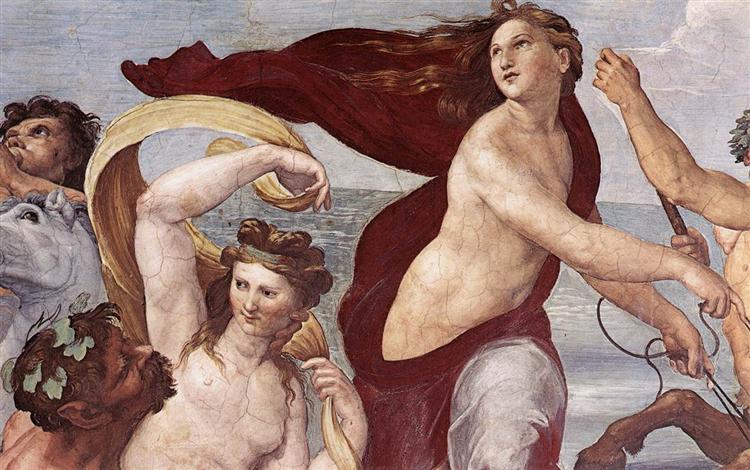 The Triumph of Galatea (detail), 1506 - Рафаэль Санти