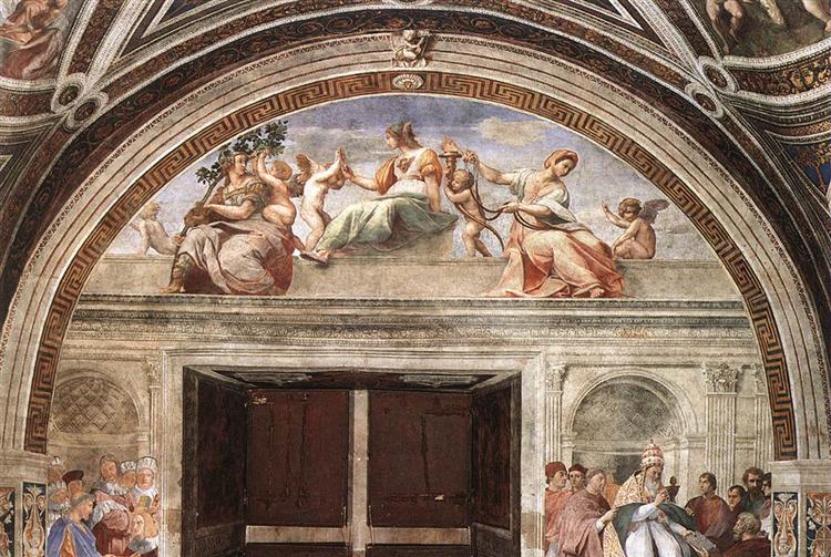 The Virtues, 1511 - Рафаель Санті