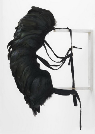 Cockfeather Mask, 1973 - Rebecca Horn