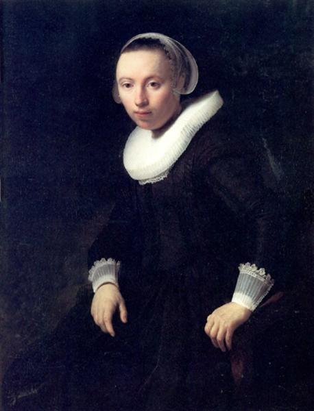 Портрет молодої жінки, 1632 - Рембрандт