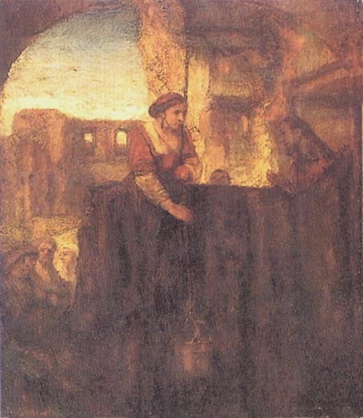 Christ and the Samaritan at the Well, 1659 - Рембрандт