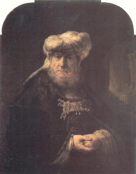 Homme en costume oriental, 1639 - Rembrandt