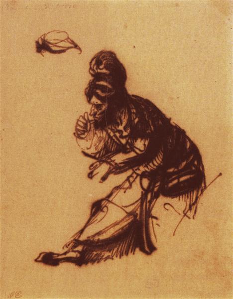 One of the two old, 1634 - Rembrandt van Rijn