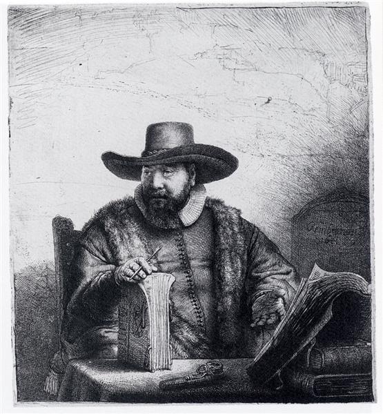 Portrait Of Cornelis Claesz, 1640 - Rembrandt