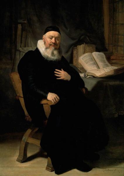 Portrait-Of-Johannes-Elison, 1634 - Rembrandt