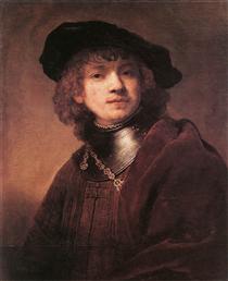 Autoportrait en jeune homme - Rembrandt