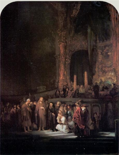 Die Ehebrecherin, 1644 - Rembrandt van Rijn