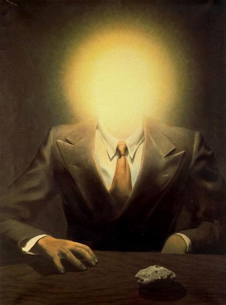 The Pleasure Principle (Portrait of Edward James), 1937 - Rene Magritte
