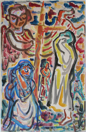 Crucifixion, 1943 - Рене Портокарреро