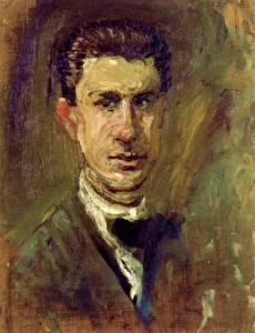 Small Self-Portrait, 1906 - 1907 - Richard Gerstl