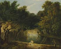 View of the Wilderness in St. James's Park - Richard Wilson