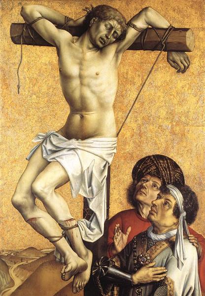 The Crucified Thief, c.1410 - Робер Кампен