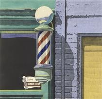 Barber Shop - Robert Cottingham
